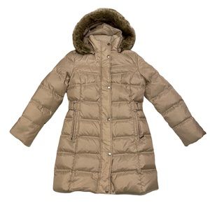 NWOT Utex Canada women’s small down filled parka champagne coloured